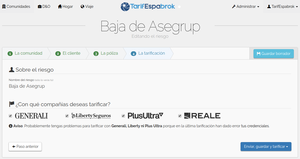 Baja de Asegrup en Tarifespabrok